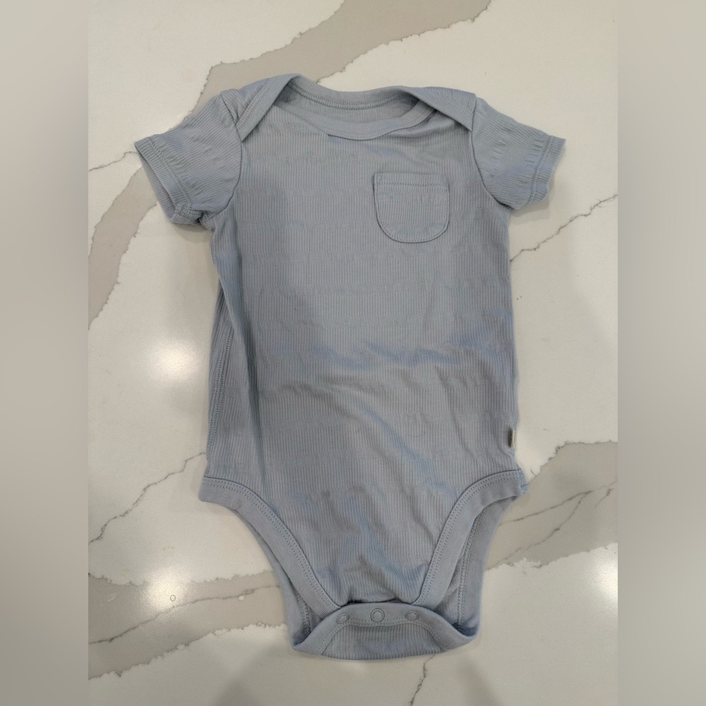 Powder blue Easy Peasy 24m onesie